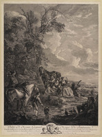 TvB G 5475
<br/>
Een ontmoeting tijdens de jacht
<br/>
<em>Lebas, Jacques Philippe (1707-1783)</em>